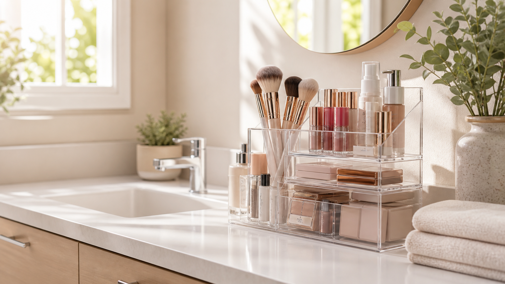 Compact Cosmetic Organizers for Small Spaces: What Actually Works - Ordalya organization guide from Ordalya
