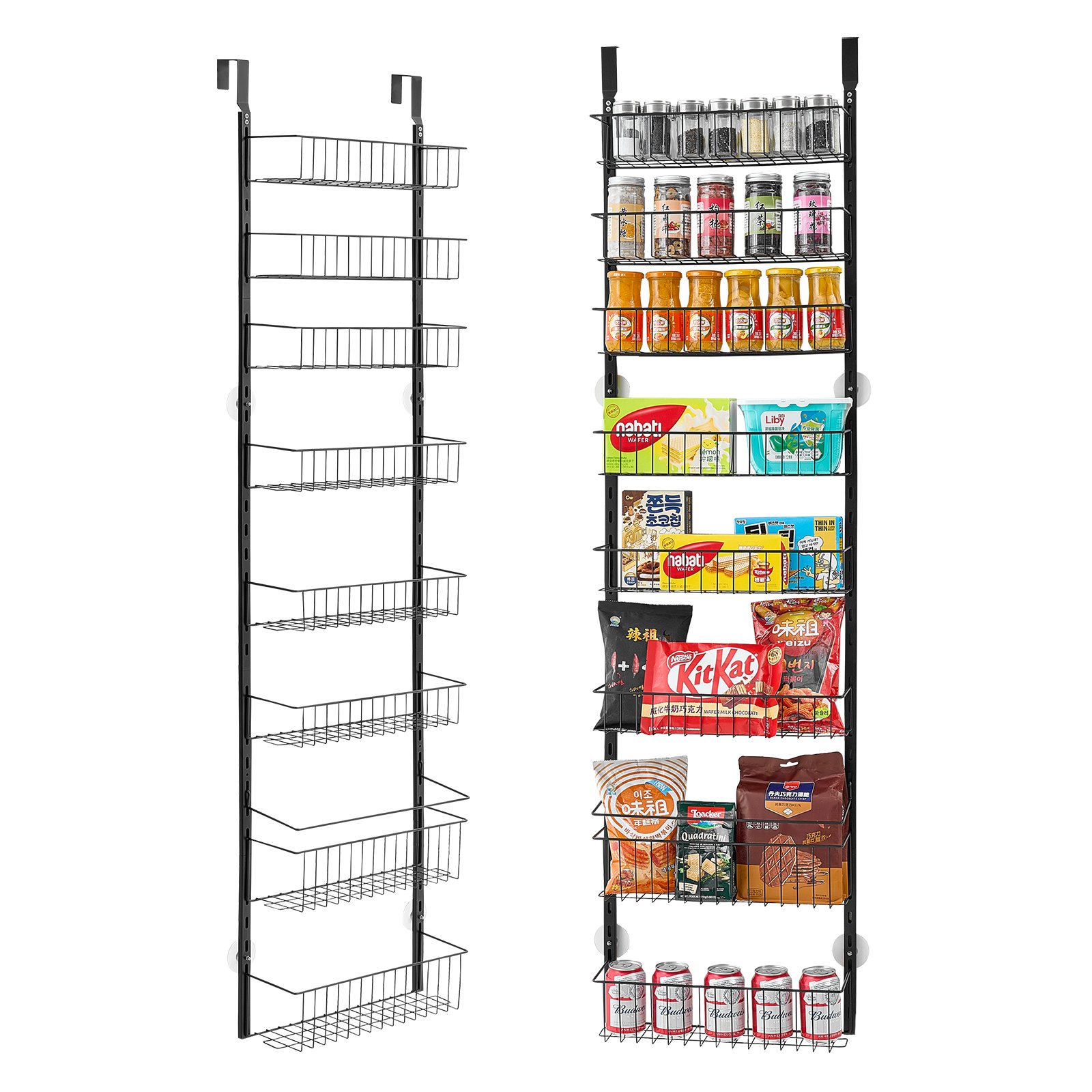 8-Tier Over-the-Door Pantry Organizer Rack for Kitchen Storage - Kitchen Essentials product from Ordalya
